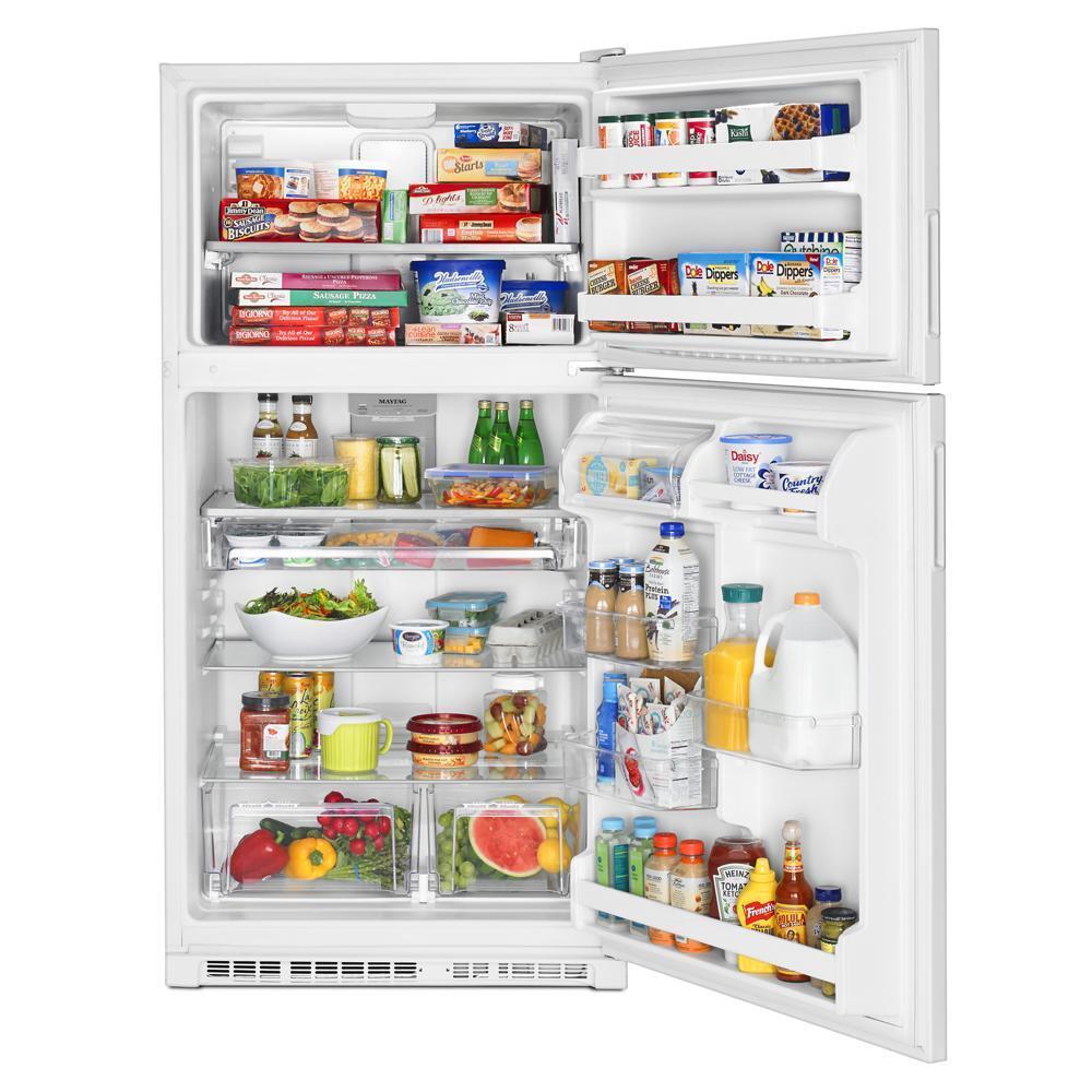 Maytag MRT311FFFH 33-Inch Wide Top Freezer Refrigerator with PowerCold® Feature- 21 Cu. Ft.