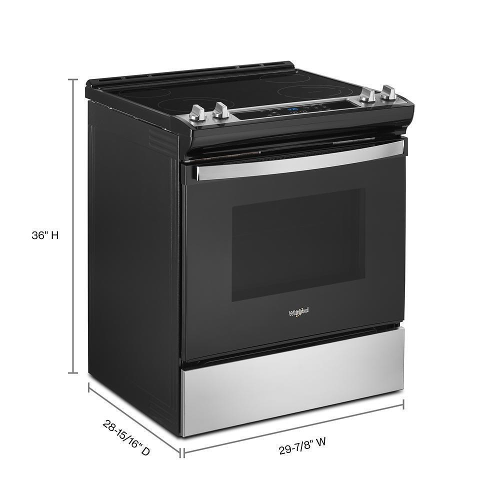 Whirlpool WEE515S0LS 4.8 Cu. Ft. Whirlpool® Electric Range with Frozen Bake™ Technology