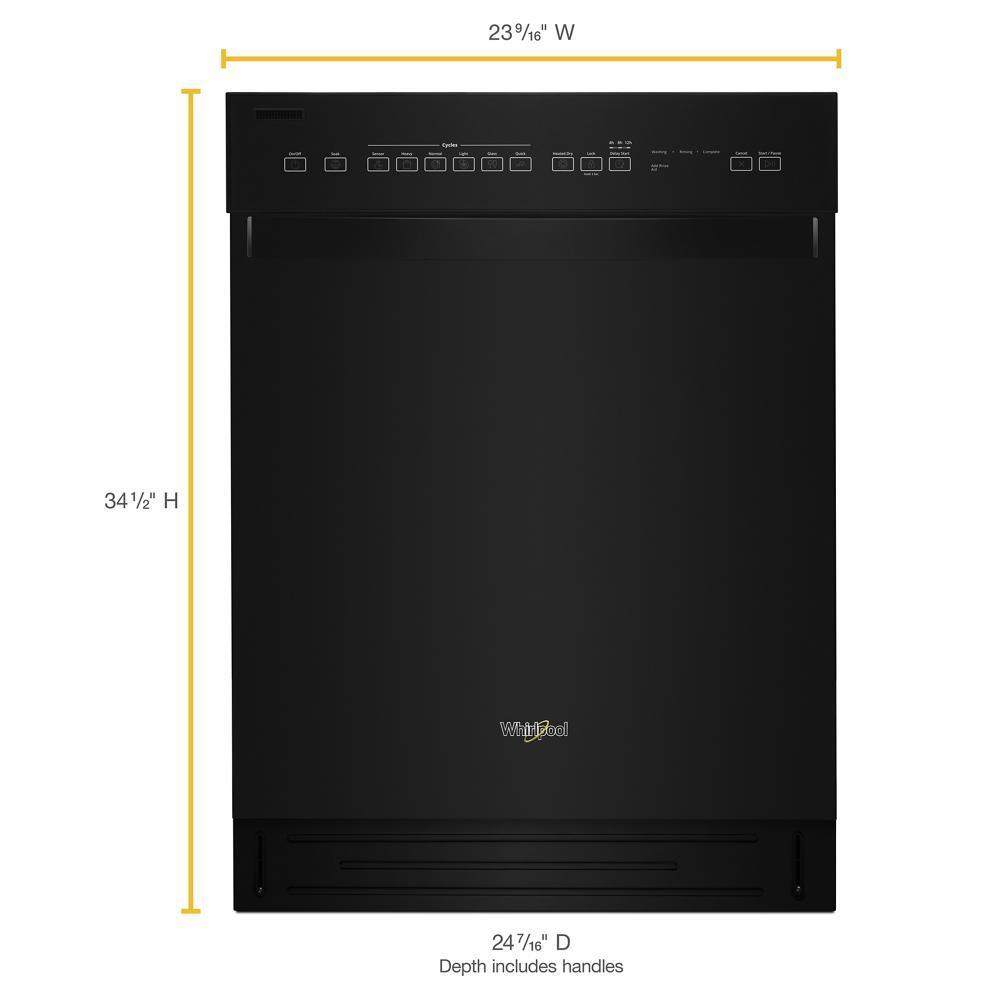 Whirlpool WDF550SAHB Quiet Dishwasher with Stainless Steel Tub