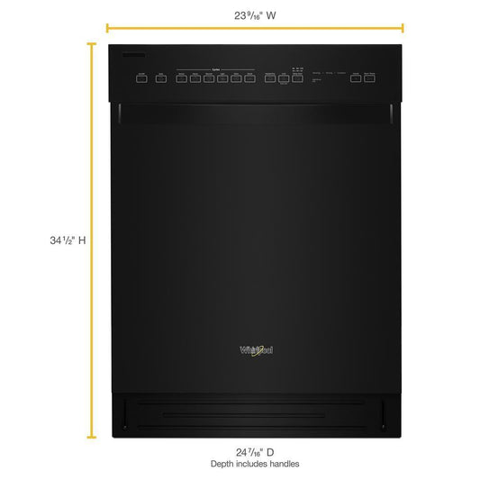 Whirlpool WDF550SAHB Quiet Dishwasher with Stainless Steel Tub