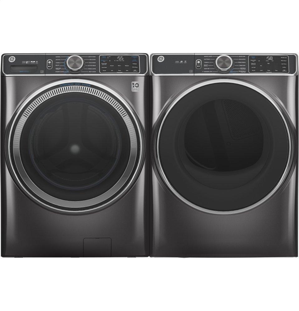 GE® 7.8 cu. ft. Capacity Smart Front Load Electric Dryer with Steam and Sanitize Cycle