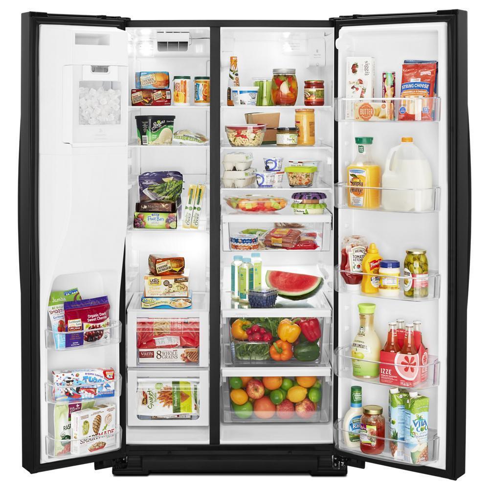 Whirlpool WRS588FIHB 36-inch Wide Side-by-Side Refrigerator - 28 cu. ft.