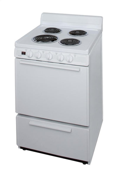 Premier ECK100OP 24 in. Freestanding Electric Range in White