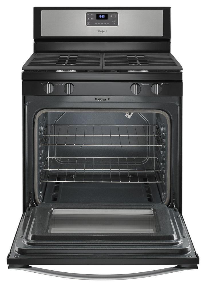 Whirlpool WFG515S0ES 5.0 Cu. Ft. Freestanding Gas Range with AccuBake® Temperature Management System