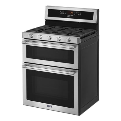 Maytag MGT8800FZ 30-Inch Wide Double Oven Gas Range With True Convection - 6.0 Cu. Ft.
