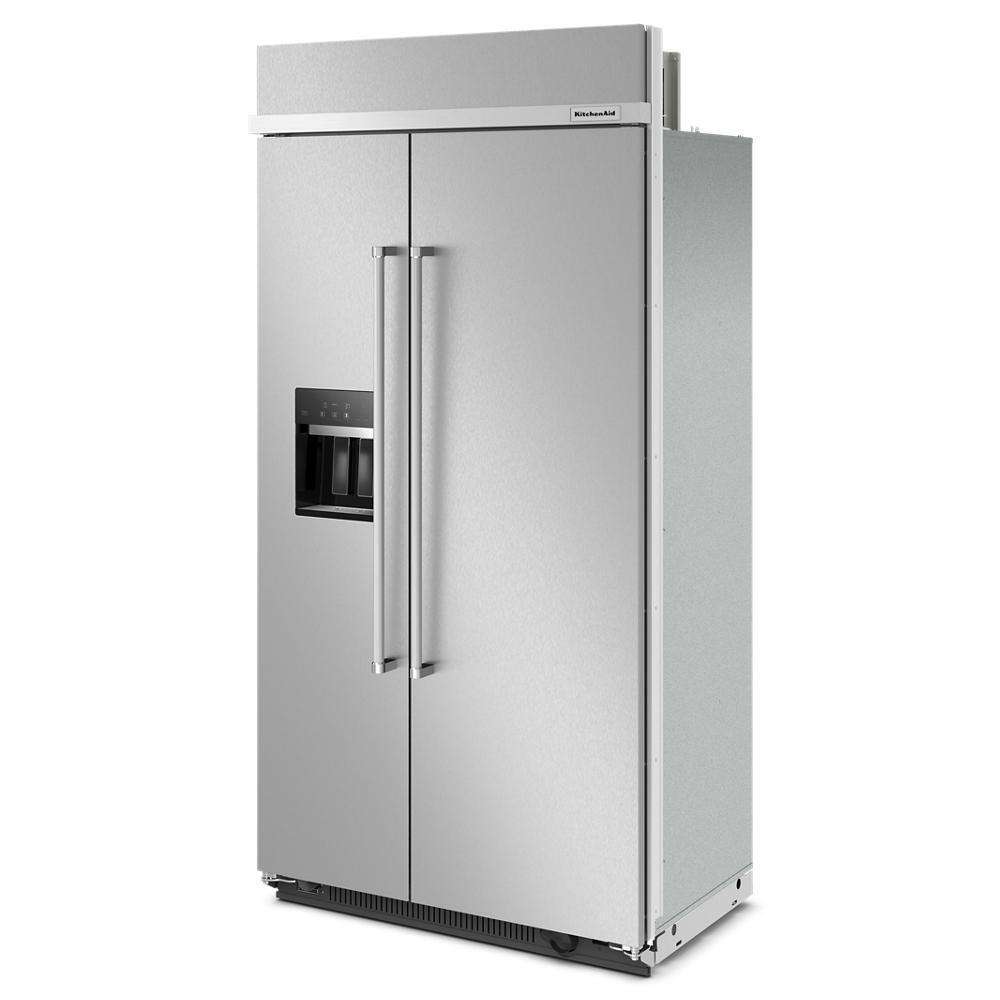 Kitchenaid 25.1 Cu. Ft. 42" Built-In Side-by-Side Refrigerator with Ice and Water Dispenser