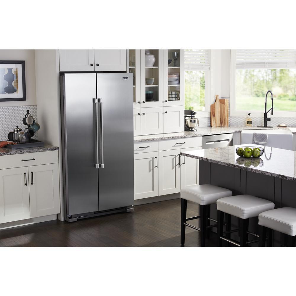 Maytag MSS25N4MKZ 36-Inch Wide Side-by-Side Refrigerator - 25 cu. ft.