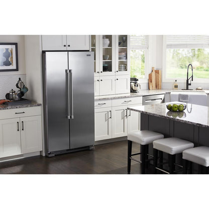 Maytag MSS25N4MKZ 36-Inch Wide Side-by-Side Refrigerator - 25 cu. ft.