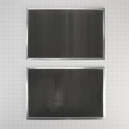 Whirlpool W10386873 Range Hood Charcoal Replacement Filter (Set of 2) for Model UXT5236