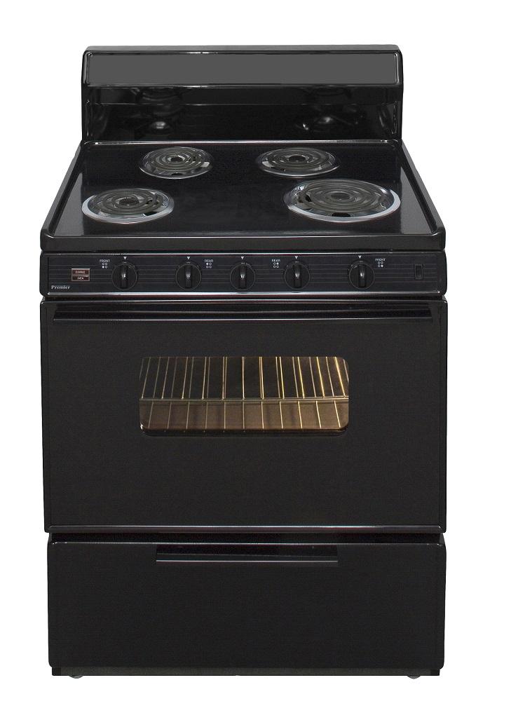 Premier EFK290BP 30 in. Freestanding Electric Range in Black