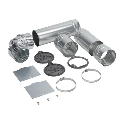 Whirlpool W10470674 Dryer 4-Way Side Vent Kit for left, right, and bottom venting.