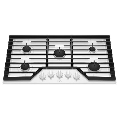 Whirlpool 36-inch Gas Cooktop with EZ-2-Lift™ Hinged Cast-Iron Grates