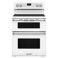 Kitchenaid 30-Inch 5 Burner Electric Double Oven Convection Range