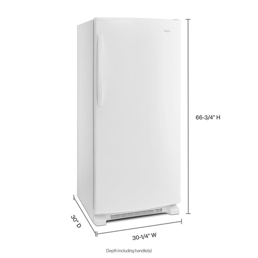 Whirlpool WRR56X18FW 31-inch Wide All Refrigerator with LED Lighting - 18 cu. ft.