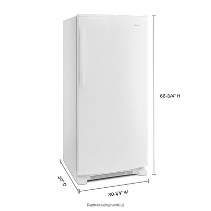 Whirlpool WRR56X18FW 31-inch Wide All Refrigerator with LED Lighting - 18 cu. ft.