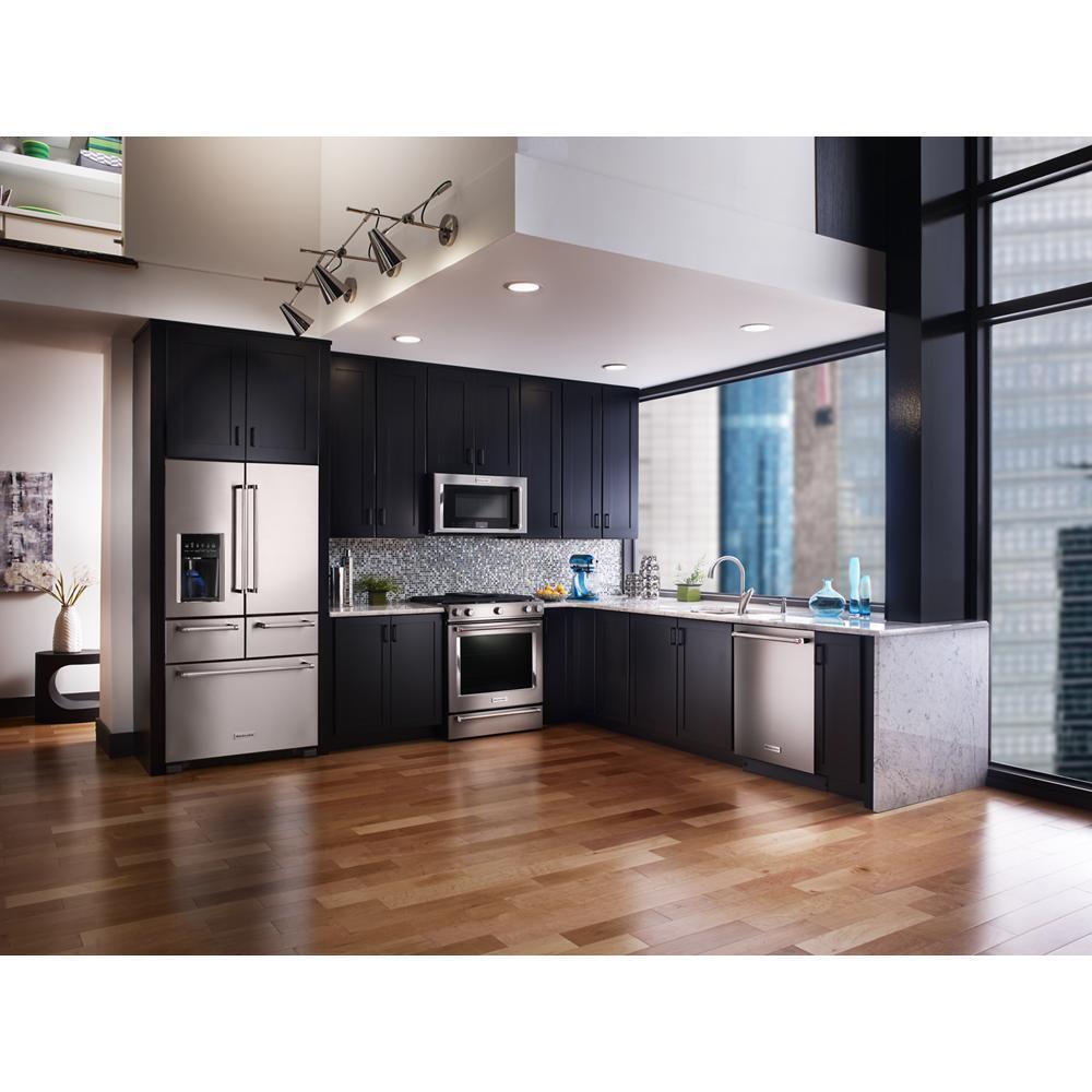 Kitchenaid KRMF706ESS 25.8 Cu. Ft. 36" Multi-Door Freestanding Refrigerator with Platinum Interior Design