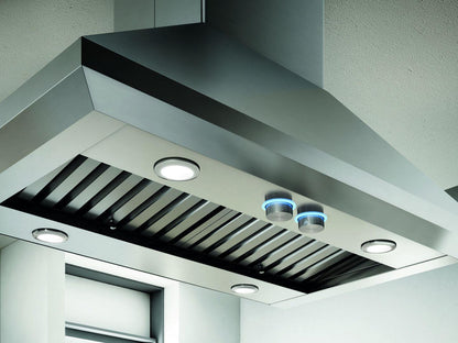 Elica ELI142S2 LEONE IS Island Range Hood 42" wide - 1200CFM