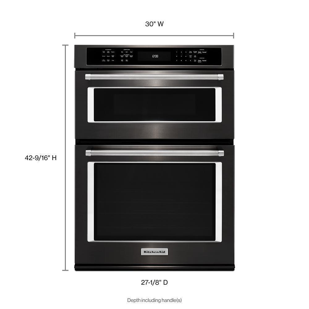 KITCHENAID 30" Combination Wall Oven with Even-Heat(TM) True Convection (Lower Oven)