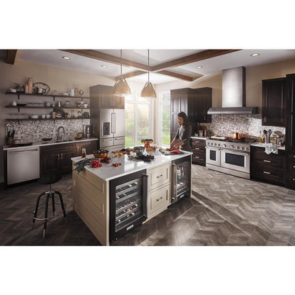 Kitchenaid KRMF706ESS 25.8 Cu. Ft. 36" Multi-Door Freestanding Refrigerator with Platinum Interior Design