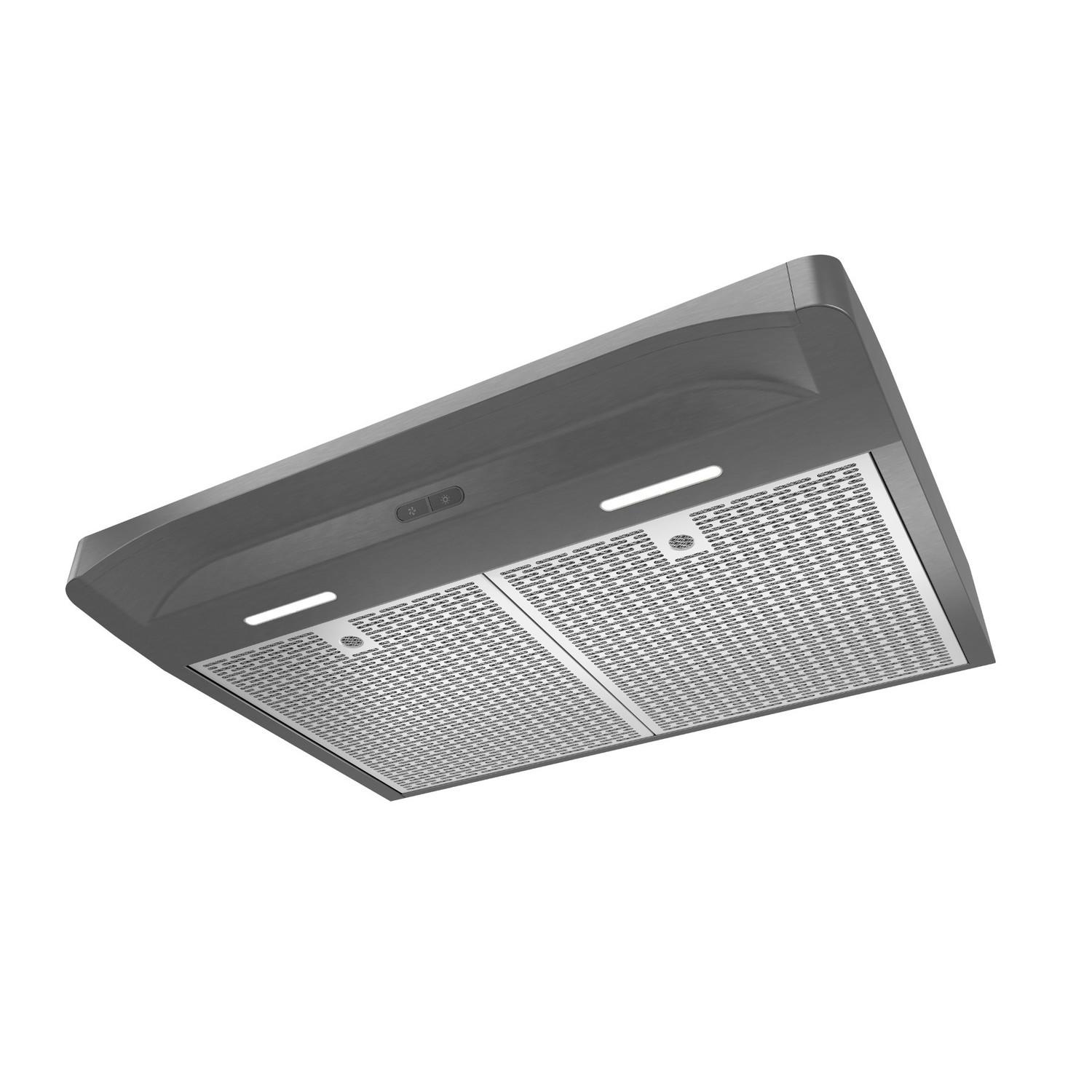 ALT230BLS Broan® Elite 30-Inch Convertible Under-Cabinet Range Hood, Black Stainless Steel, 375 Max Blower CFM