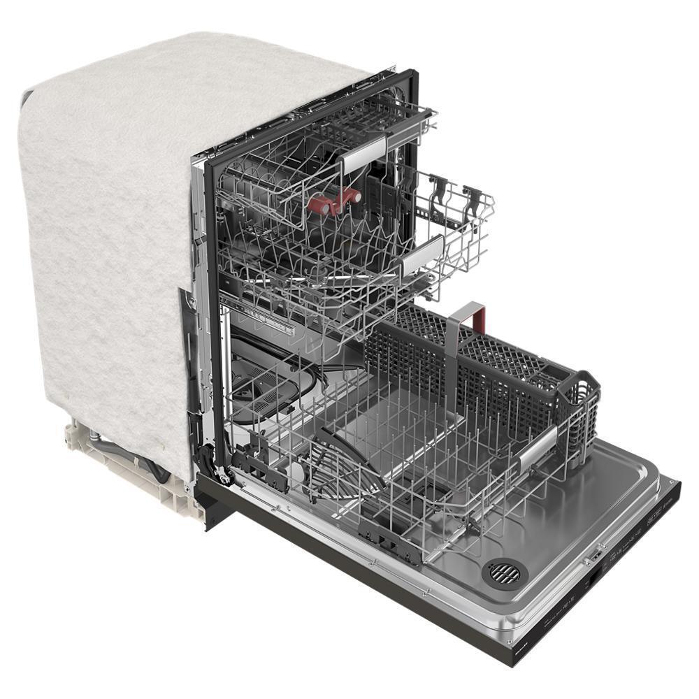 Kitchenaid KDTM804KBS 360(degree) Max Jets™ Third Rack Dishwasher with Stainless Steel Third Rack Wash Jets, 44 dBA