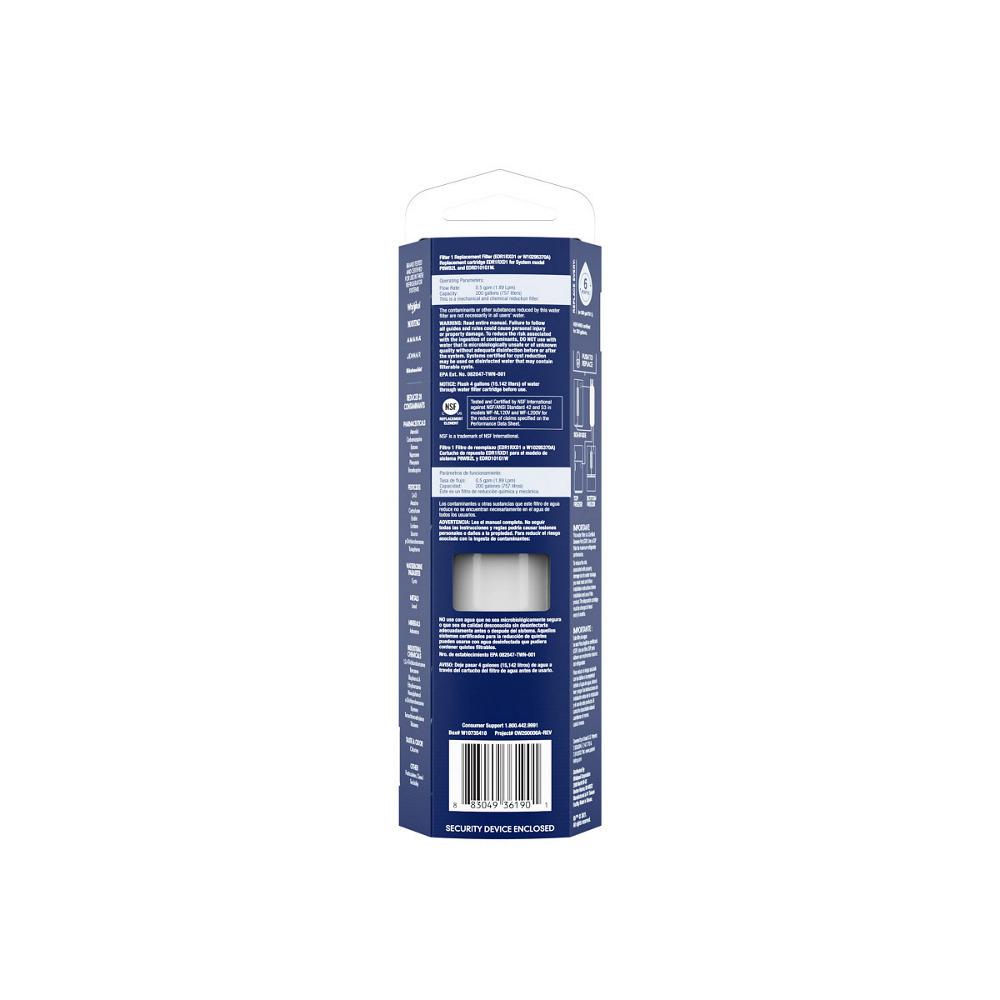 Whirlpool EDR1RXD1 everydrop® Refrigerator Water Filter 1 - EDR1RXD1 (Pack of 1)