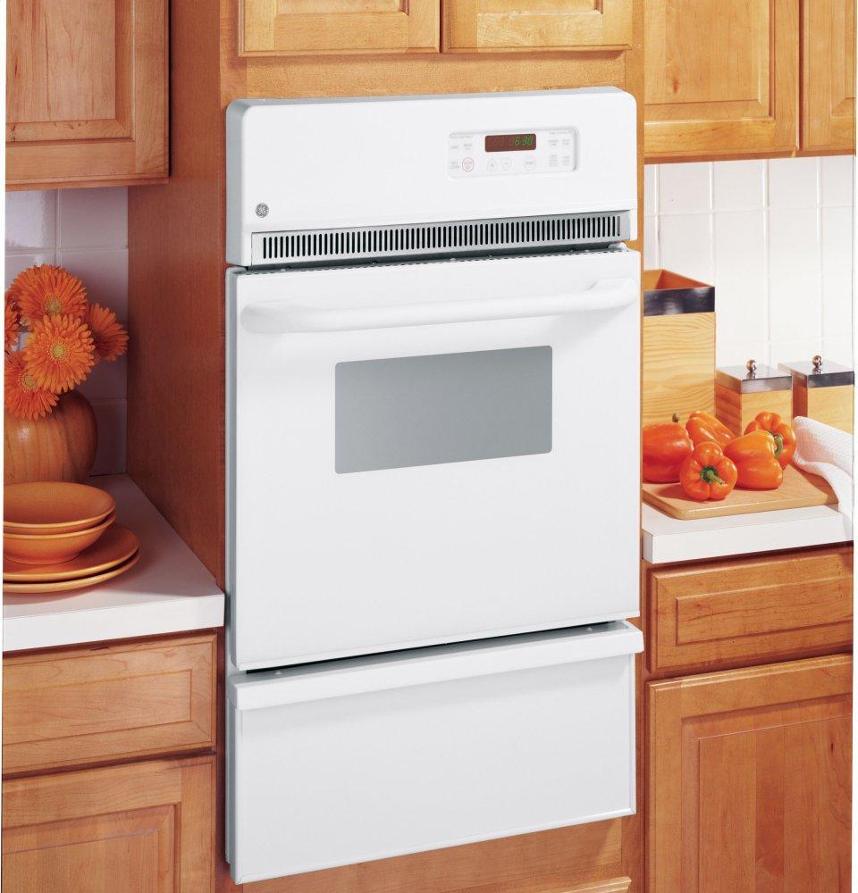 GE JRP20WJWW 24 Electric Single Self-Cleaning Wall Oven