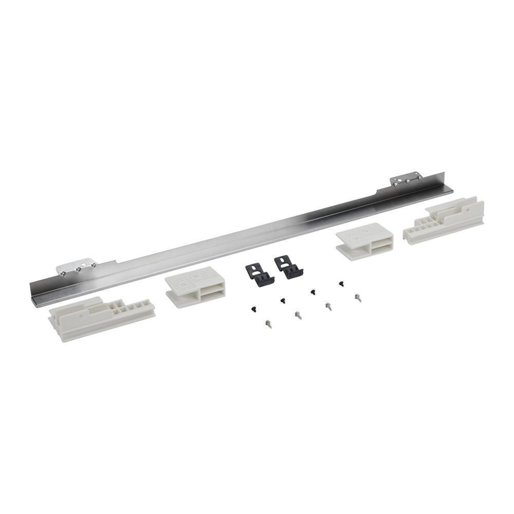 Whirlpool W11123004 30" Combination Wall Range Flush Installation Trim Kit, Stainless Steel