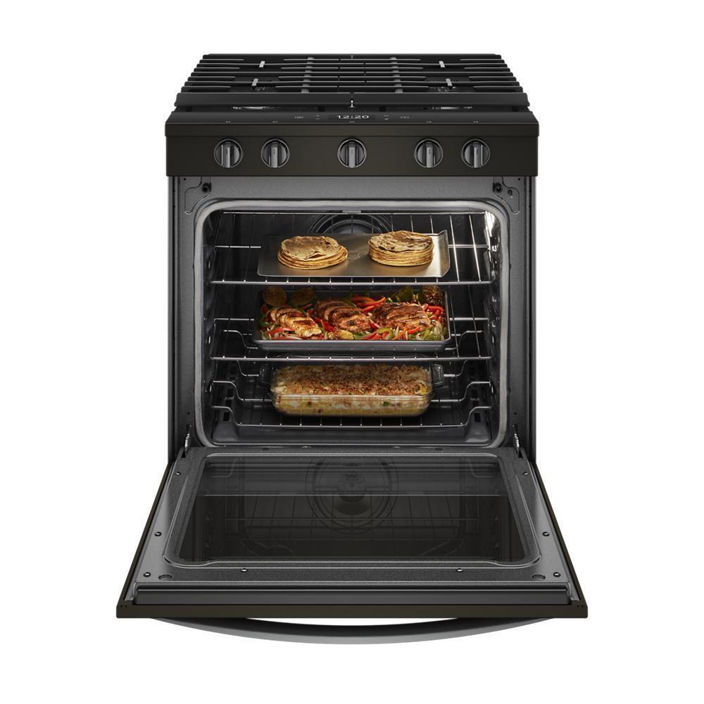 Whirlpool WEG750H0HV 5.8 cu. ft. Smart Slide-in Gas Range with Air Fry, when Connected