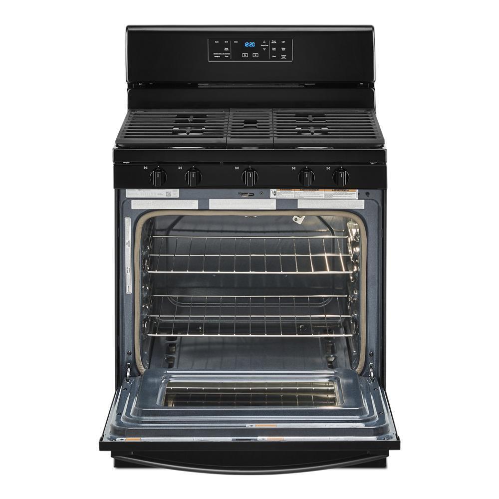 Whirlpool WFG525S0JB 5.0 cu. ft. Gas Range with Center Oval Burner