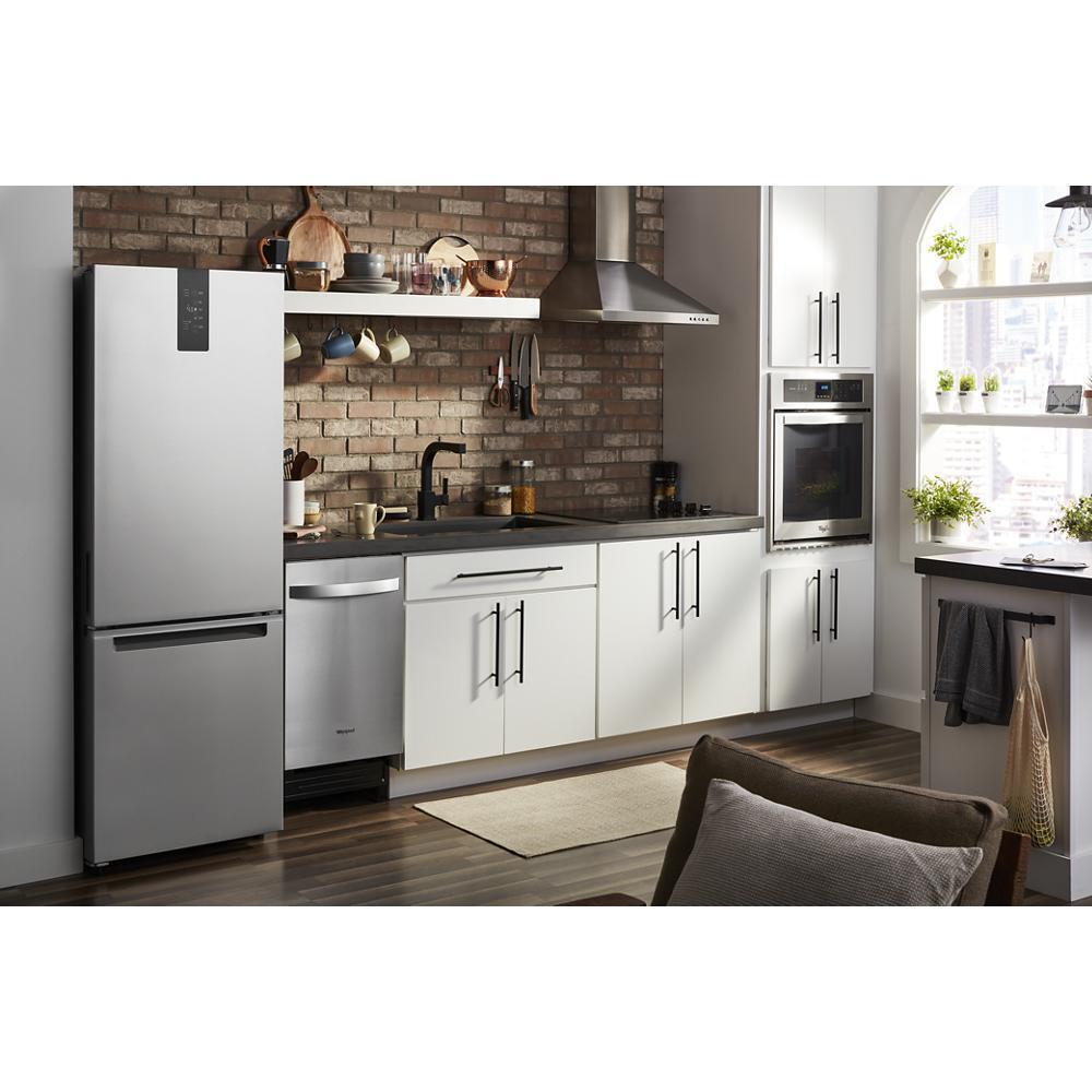 Whirlpool WRB543CMJZ 24-inch Wide Garage-Ready Bottom-Freezer Refrigerator - 12.9 cu. ft.