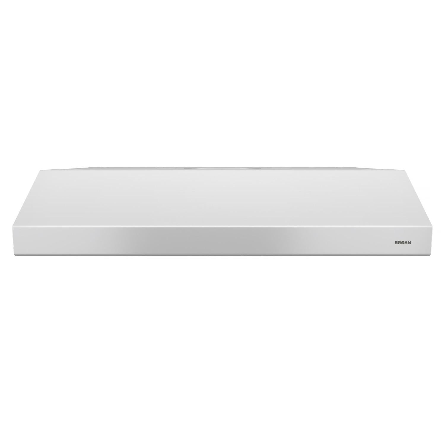 Broan BCSD130WW Glacier 30-Inch 300 Max Blower CFM 5 Sones White Range Hood