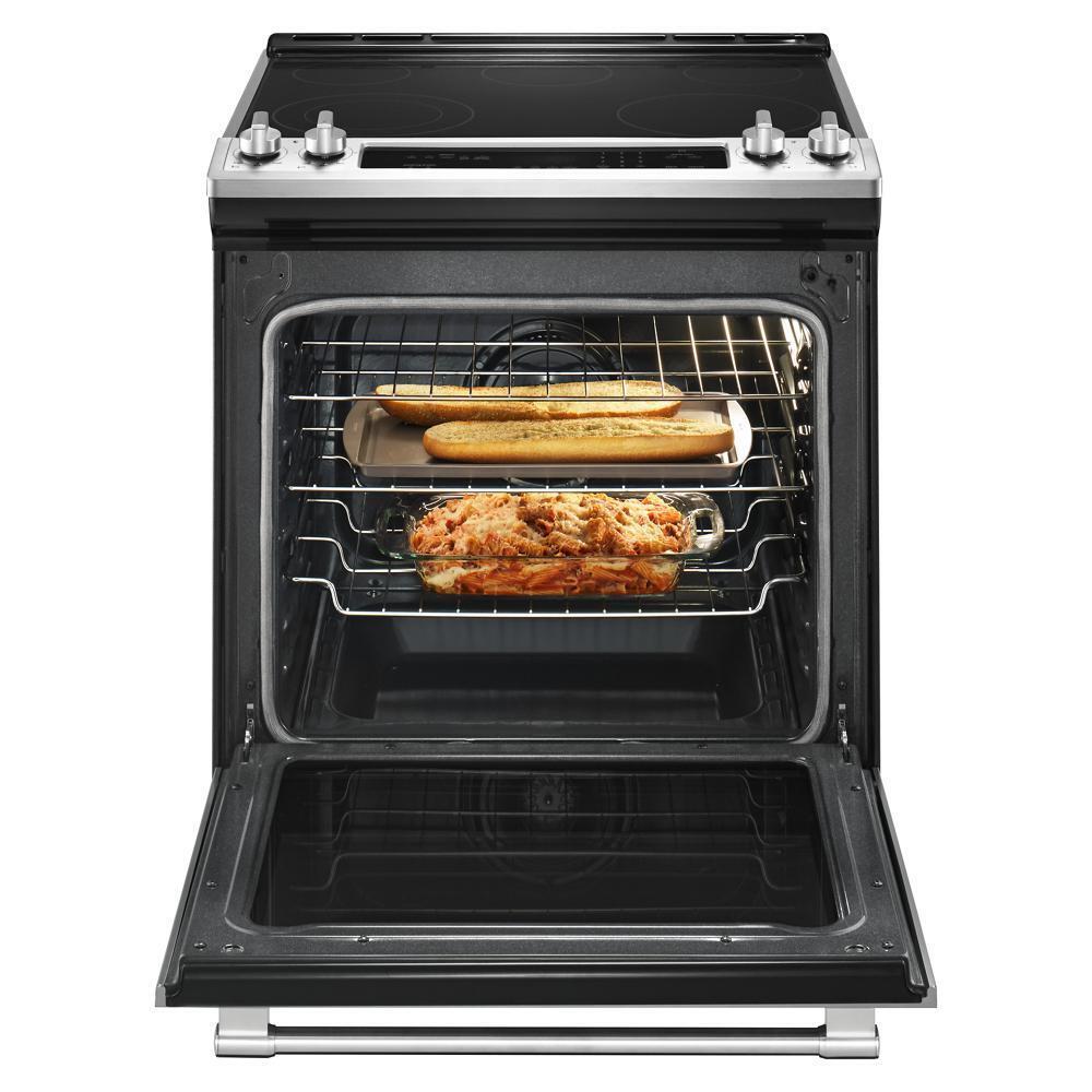 Maytag 30-Inch Wide Slide-In Electric Range With True Convection And Fit System - 6.4 Cu. Ft.