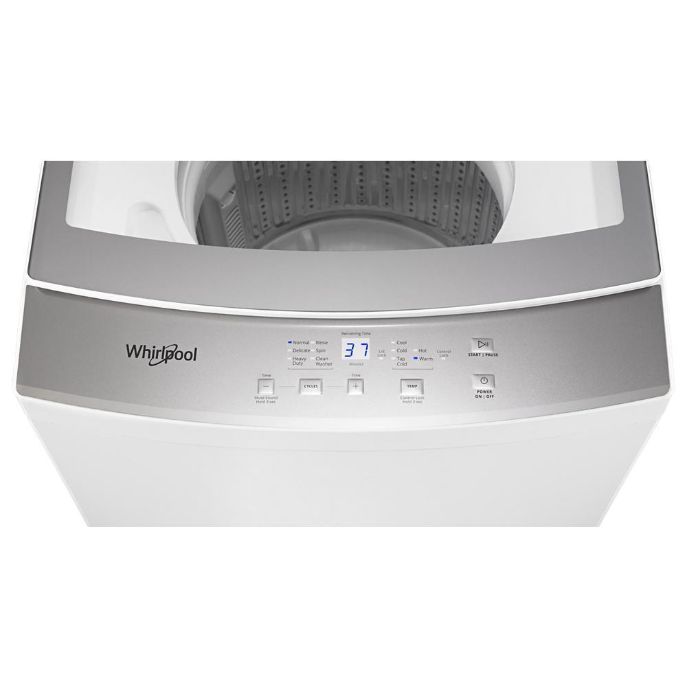 Whirlpool WET4124HW 1.6 cu.ft, 120V/20A Electric Stacked Laundry Center with 6 Wash cycles and Wrinkle Shield™