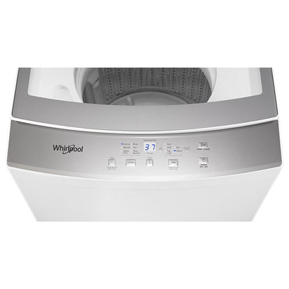 Whirlpool WET4124HW 1.6 cu.ft, 120V/20A Electric Stacked Laundry Center with 6 Wash cycles and Wrinkle Shield™