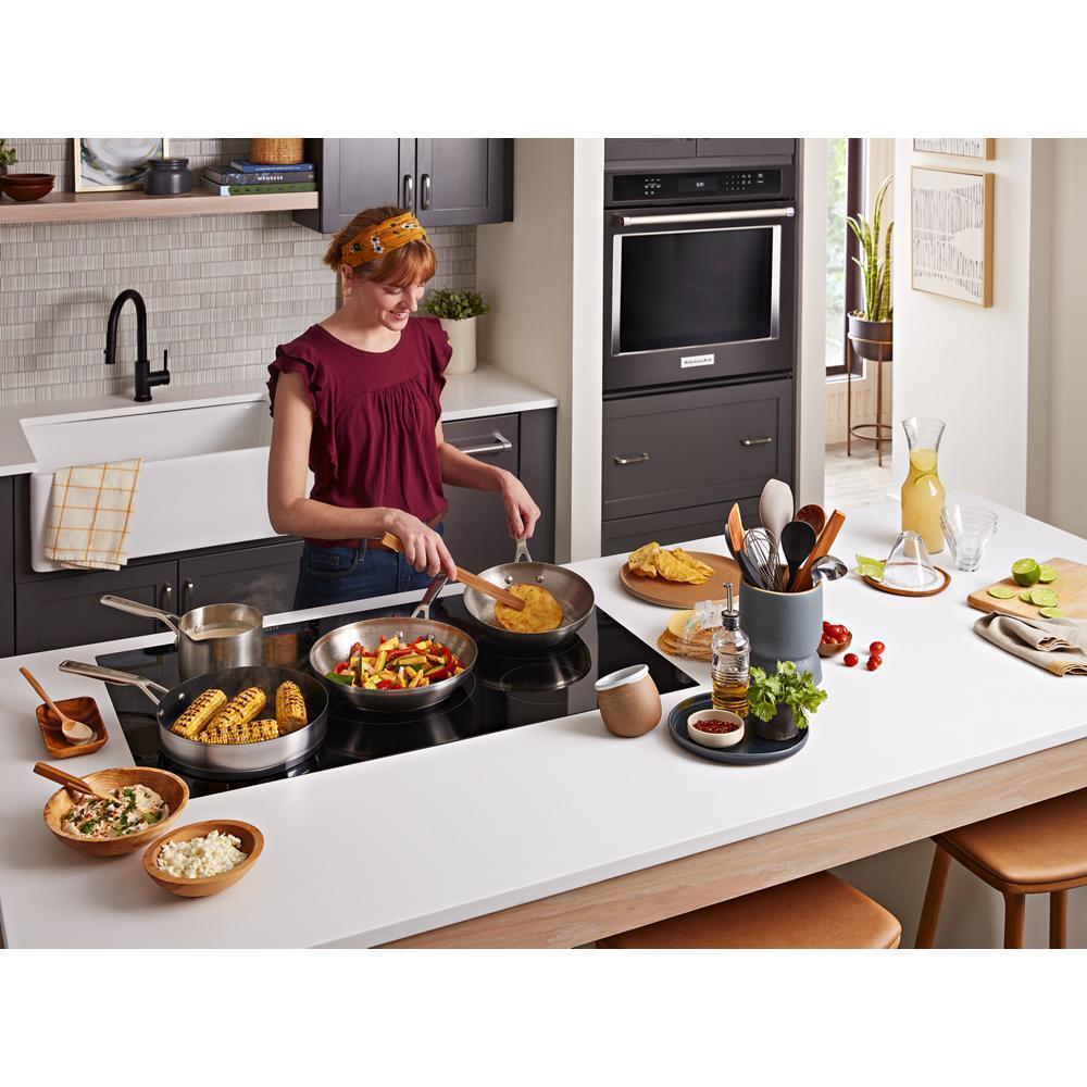 Kitchenaid KCIG556JBL 36-Inch 5-Element Sensor Induction Cooktop
