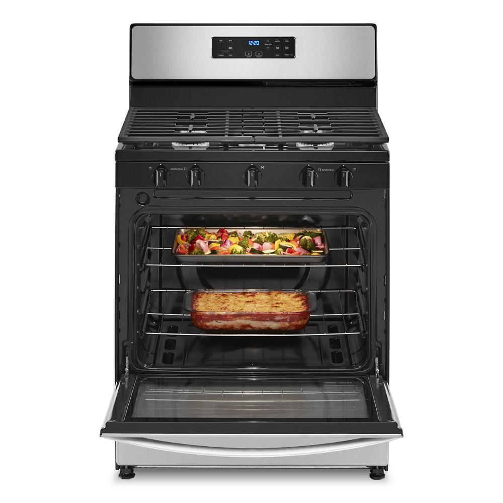 Whirlpool 5.1 Cu. Ft. Freestanding Gas Range with Edge to Edge Cooktop