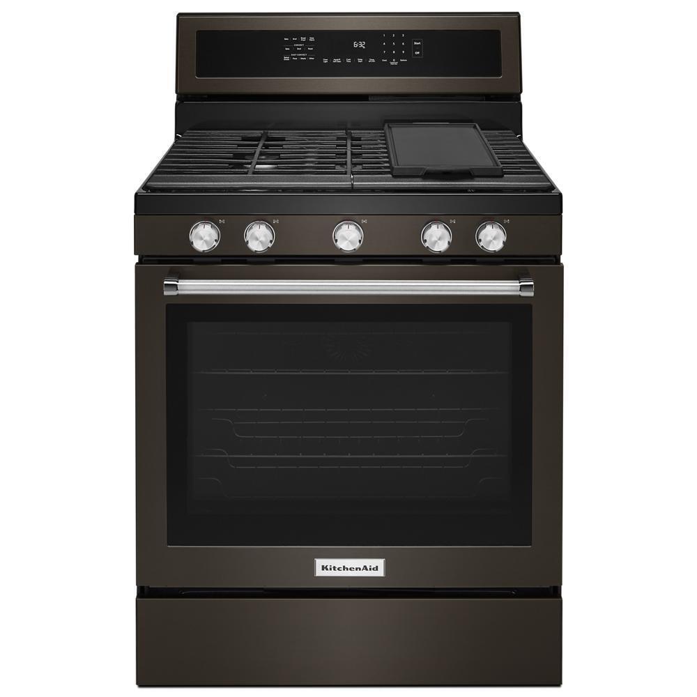 Kitchenaid 30-Inch 5-Burner Gas Convection Range