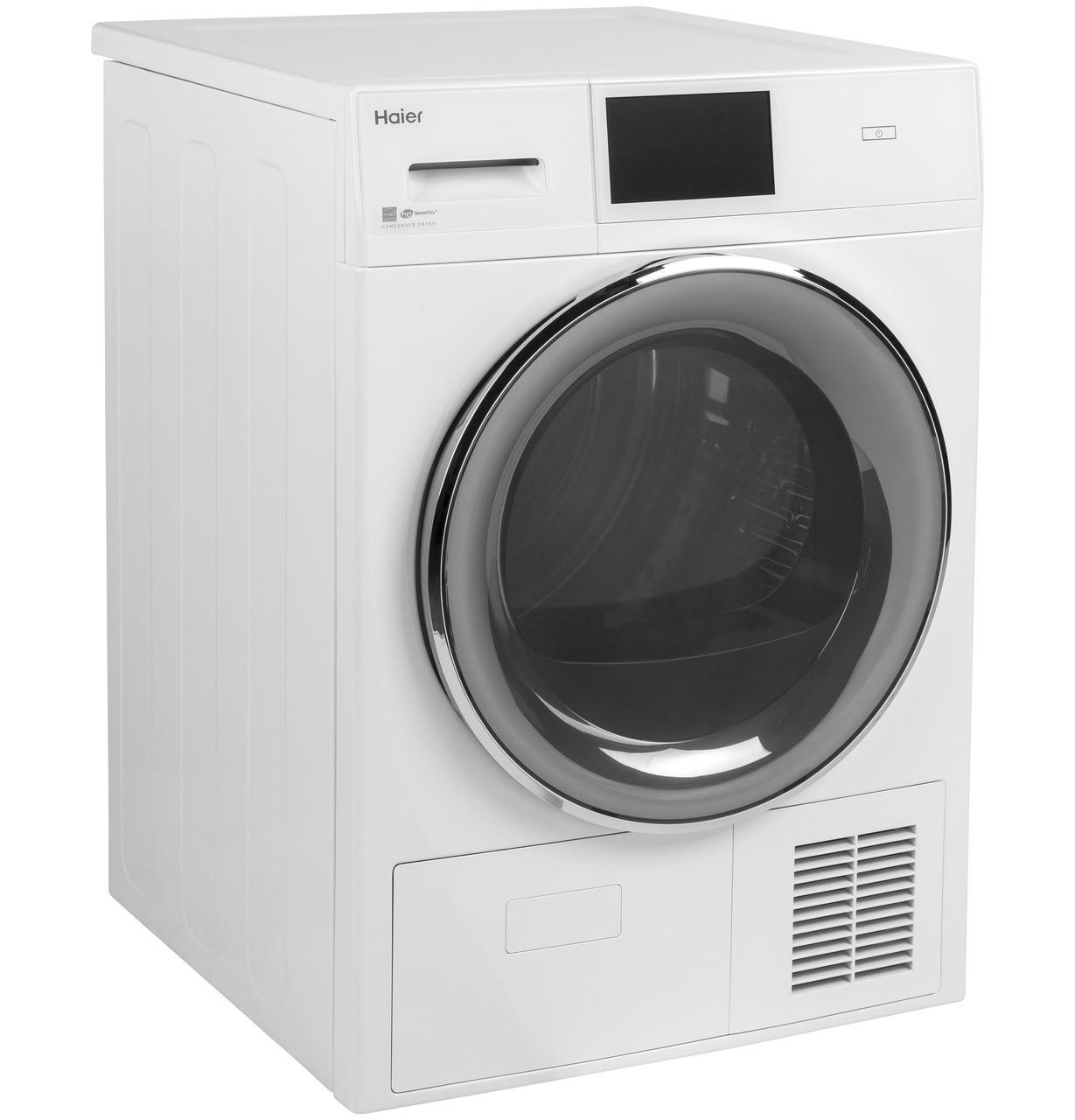 4.1 cu.ft. Capacity Smart 24" Ventless Condenser Frontload Electric Dryer with Stainless Steel Basket