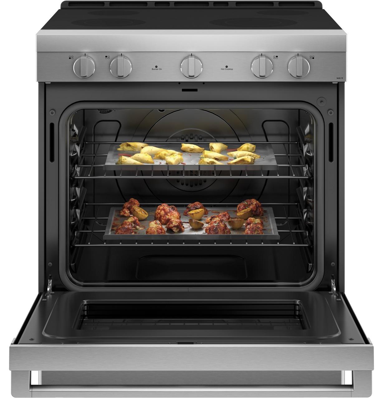 Haier 30" Smart Slide-In Electric Range with Convection