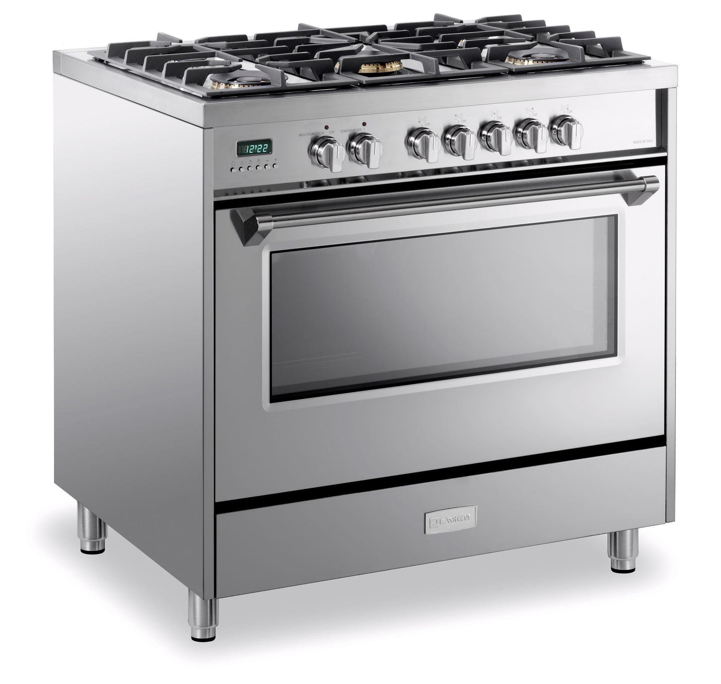 Verona VDFSGE365SS Designer 36" Dual Fuel Single Oven - Stainless Steel