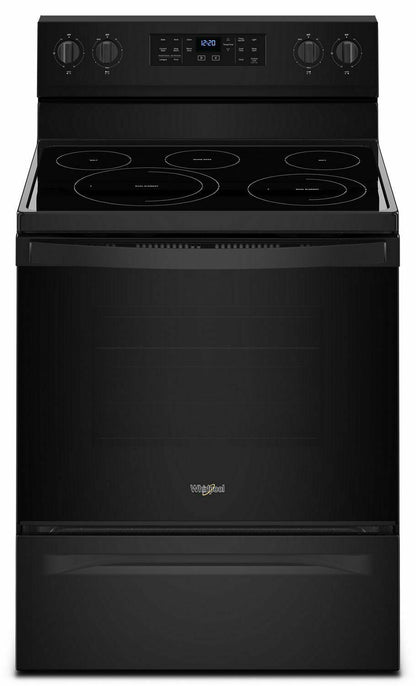 Whirlpool WFE550S0HB 5.3 cu. ft. Whirlpool® electric range with Frozen Bake™ technology - Black