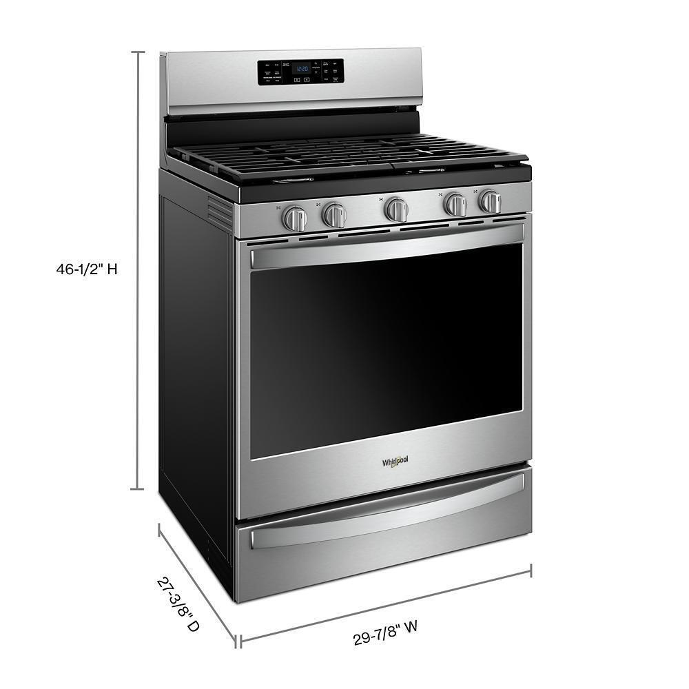 Whirlpool 5.8 cu. ft. Freestanding Gas Range with Frozen Bake™ Technology