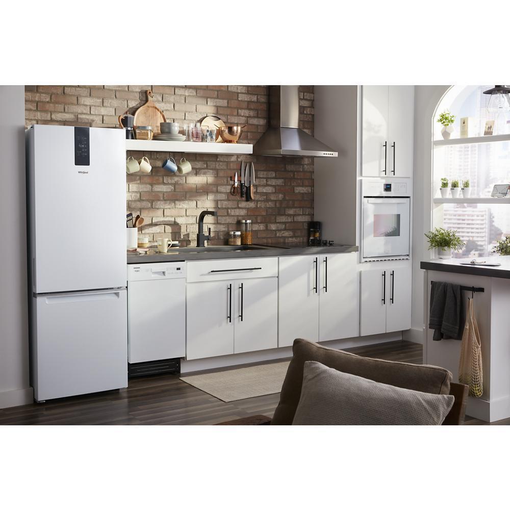 Whirlpool WRB533CZJW 24-inch Wide Garage-Ready Bottom-Freezer Refrigerator - 12.9 cu. ft.