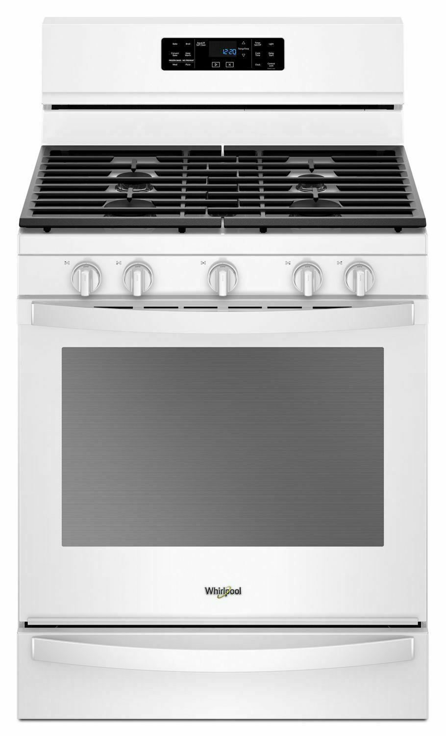 Whirlpool WFG775H0HW 5.8 cu. ft. Freestanding Gas Range with Frozen Bake™ Technology