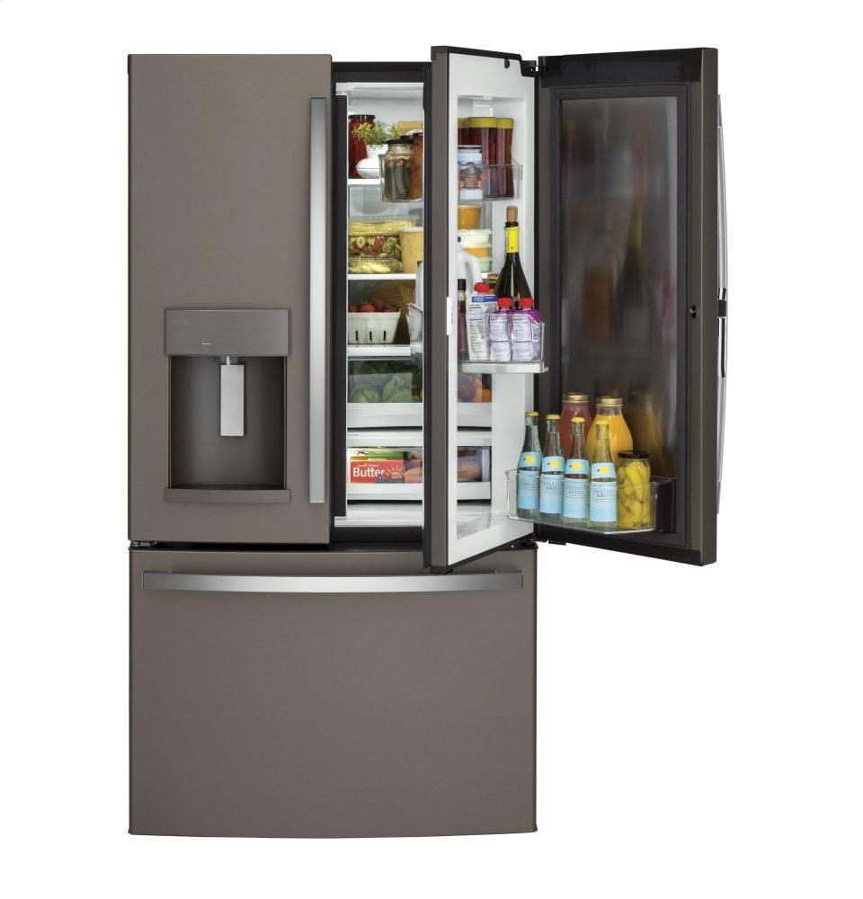 GFD28GMLES GE® 27.7 Cu. Ft. French-Door Refrigerator with Door In Door