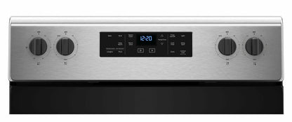 Whirlpool WFE505W0HZ 5.3 cu. ft. Freestanding Electric Range with 5 Elements - Fingerprint Resistant Stainless Steel