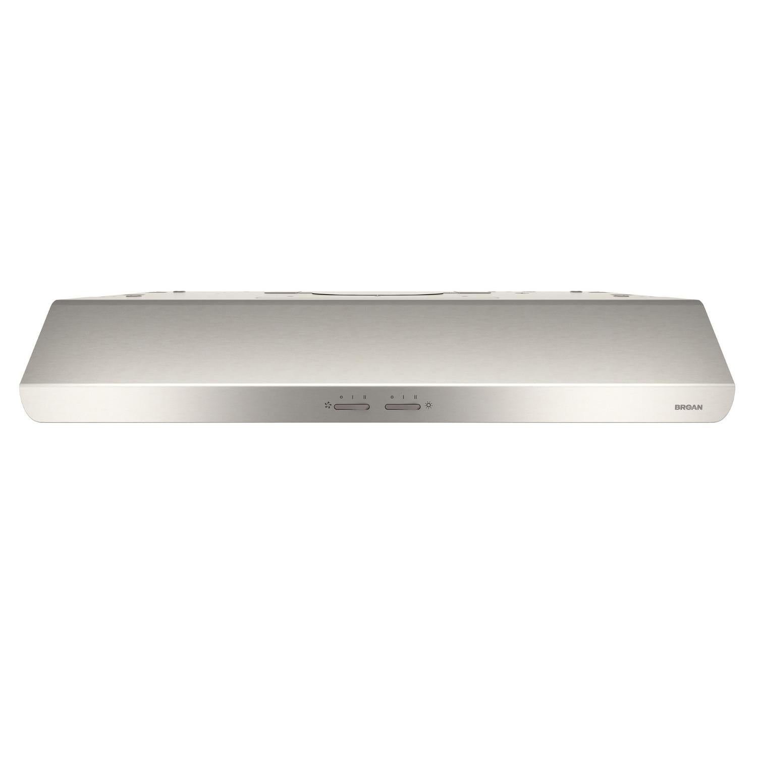 BKSH130SS Broan 30-Inch 300 Max Blower CFM 5.0 Sones Stainless Steel Range Hood