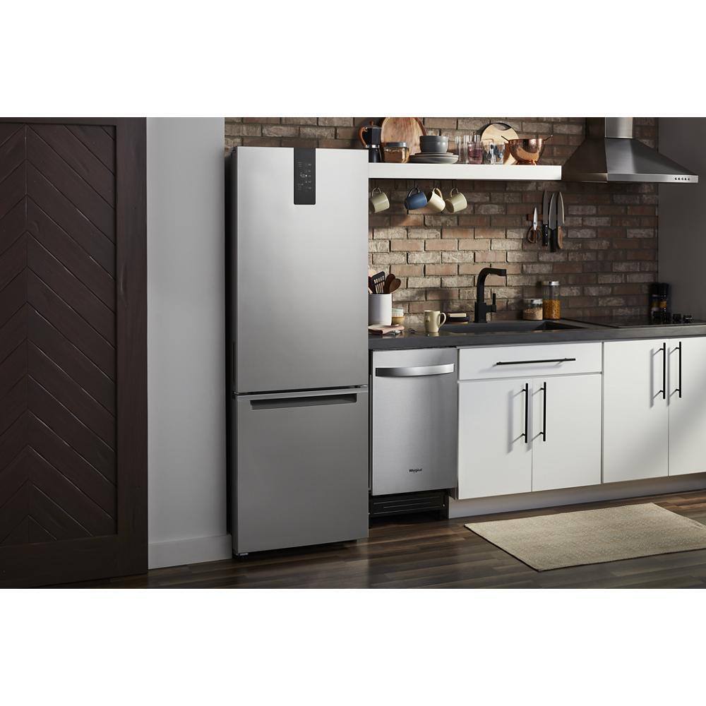 Whirlpool WRB543CMJZ 24-inch Wide Garage-Ready Bottom-Freezer Refrigerator - 12.9 cu. ft.