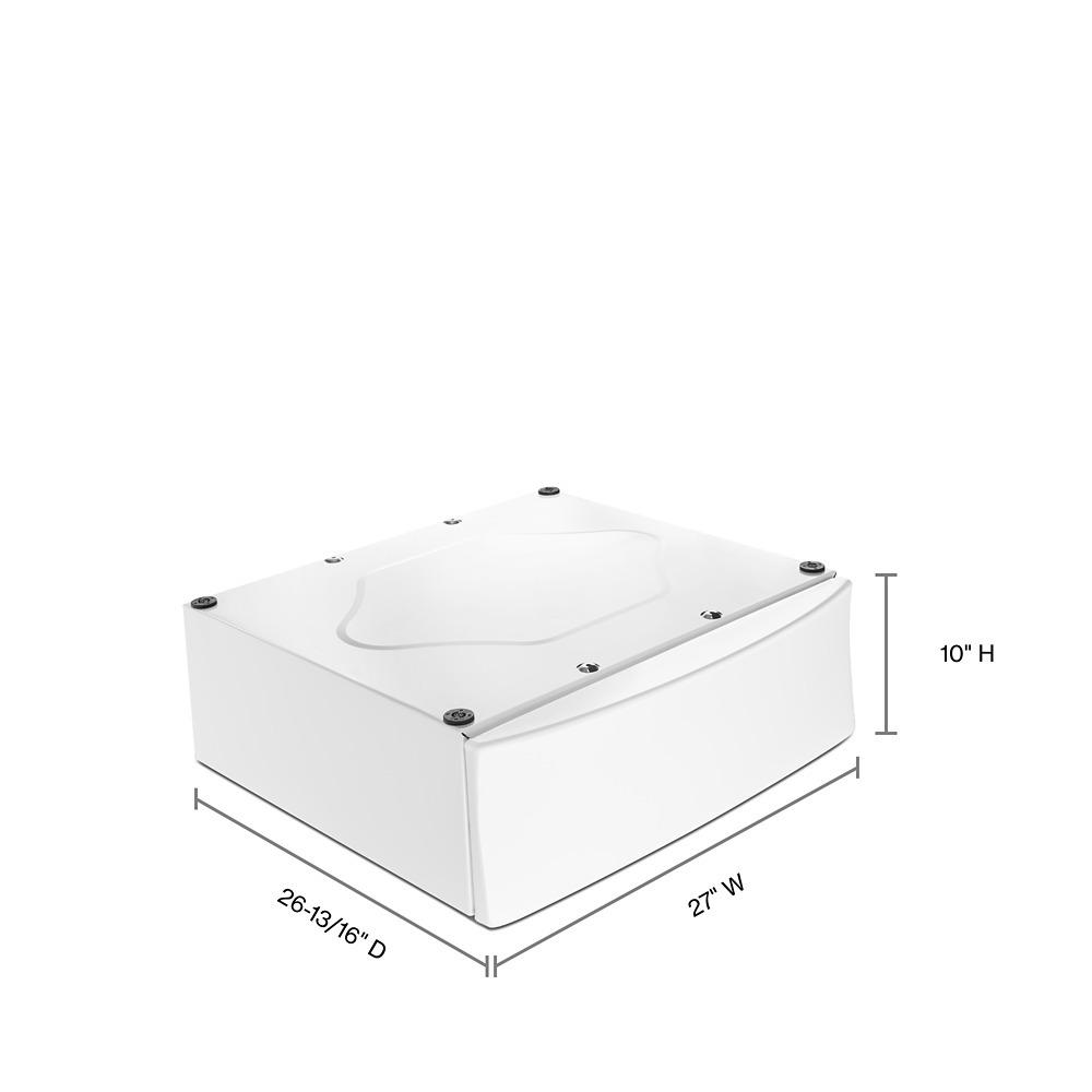 Whirlpool XHP1000XW 10" Pedestal for Front Load Washer and Dryer